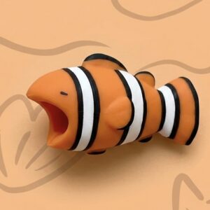 PROTECTOR CABEZAL ANIMALS BITE NEMO NARANJA